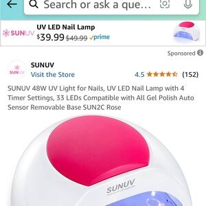 SUN LED UV nail lamp new not opened